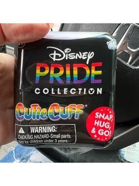 NWT Disney Pride Collection Cutie Cuff. Snap, Hug & Go. Rainbow Unicorn